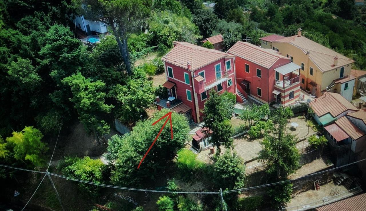 Вілла La Casa Rossa Arcola Con Vista Екстер'єр фото