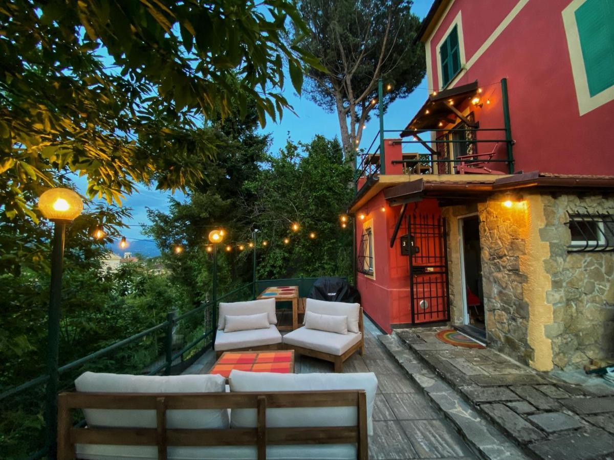 Вілла La Casa Rossa Arcola Con Vista Екстер'єр фото