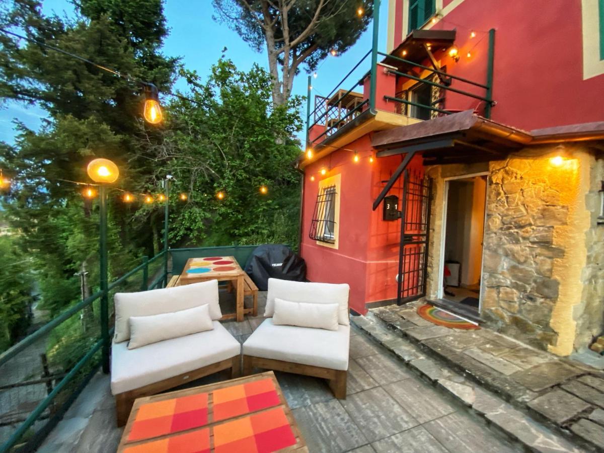 Вілла La Casa Rossa Arcola Con Vista Екстер'єр фото
